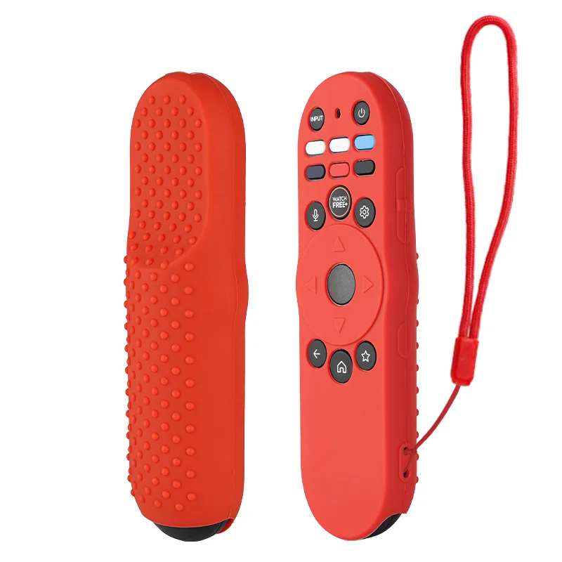 Silicone Remote Control Case Compatible With Vizio XRT270 XRT270R TV Remote Shockproof Protective Shell Cover With a Lanyard
