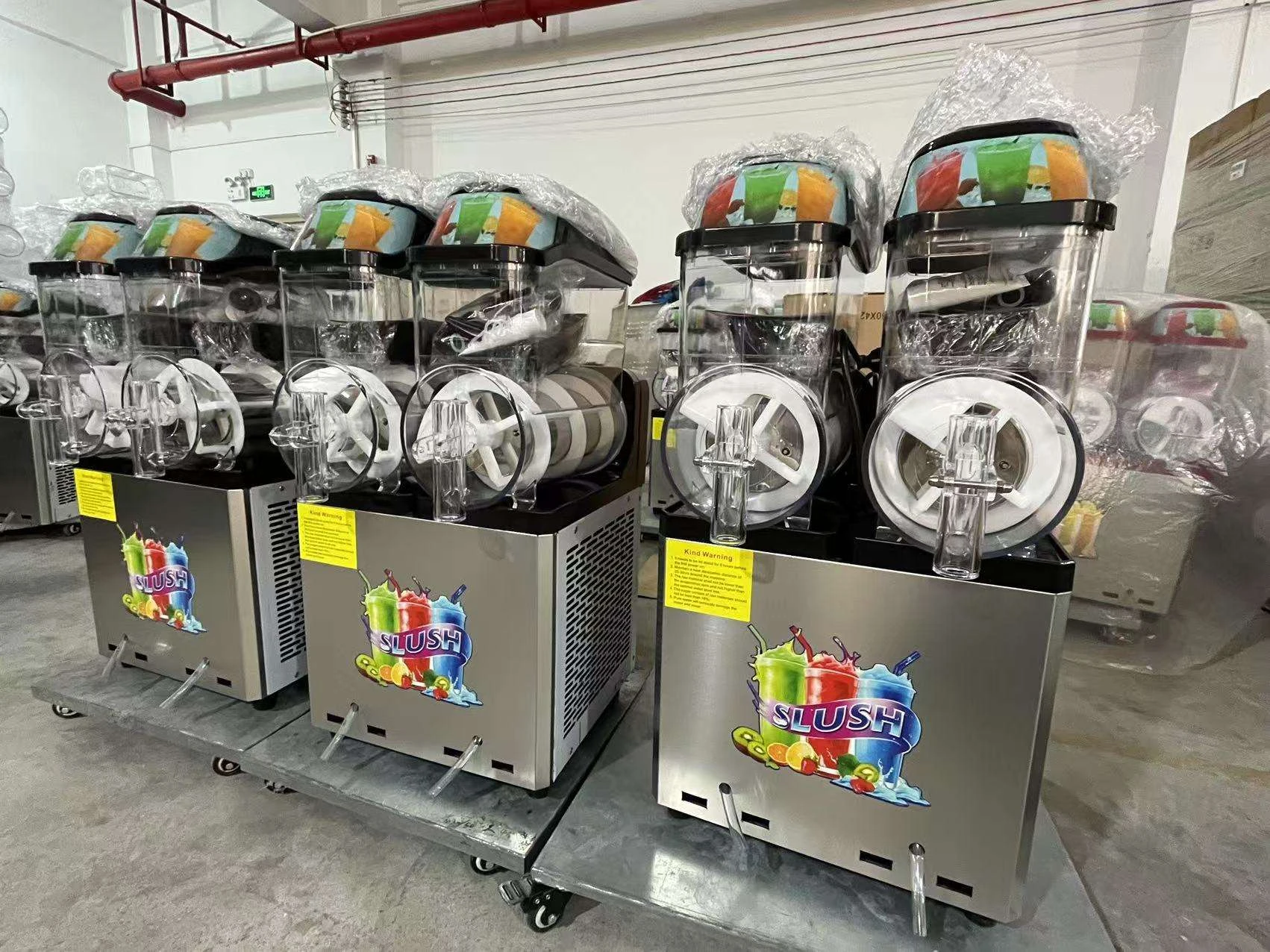 

High Output 2 Tanks 25L Portable Automatic Commercial Home Slushy Maker Machine Smoothie Maker Machine