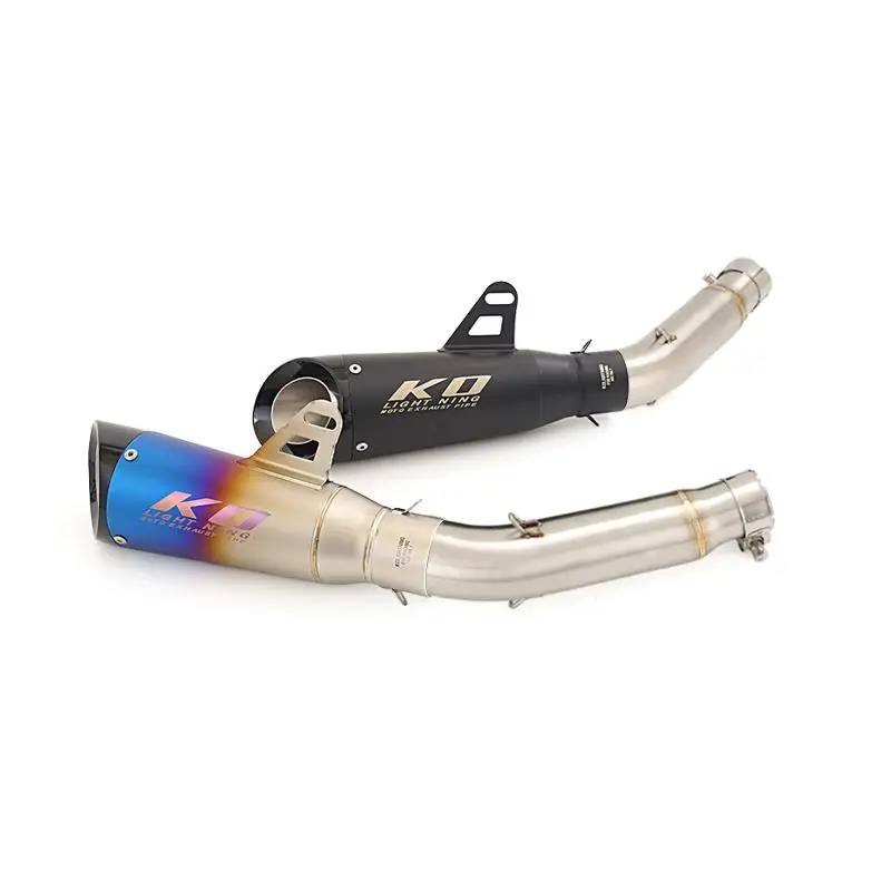 

For Honda CBR300R CB300F 2020-2025 CB300R CB250R Motorcycle Exhaust Mid Link Pipe Stainless Steel Escape 51mm Muffler DB Killer