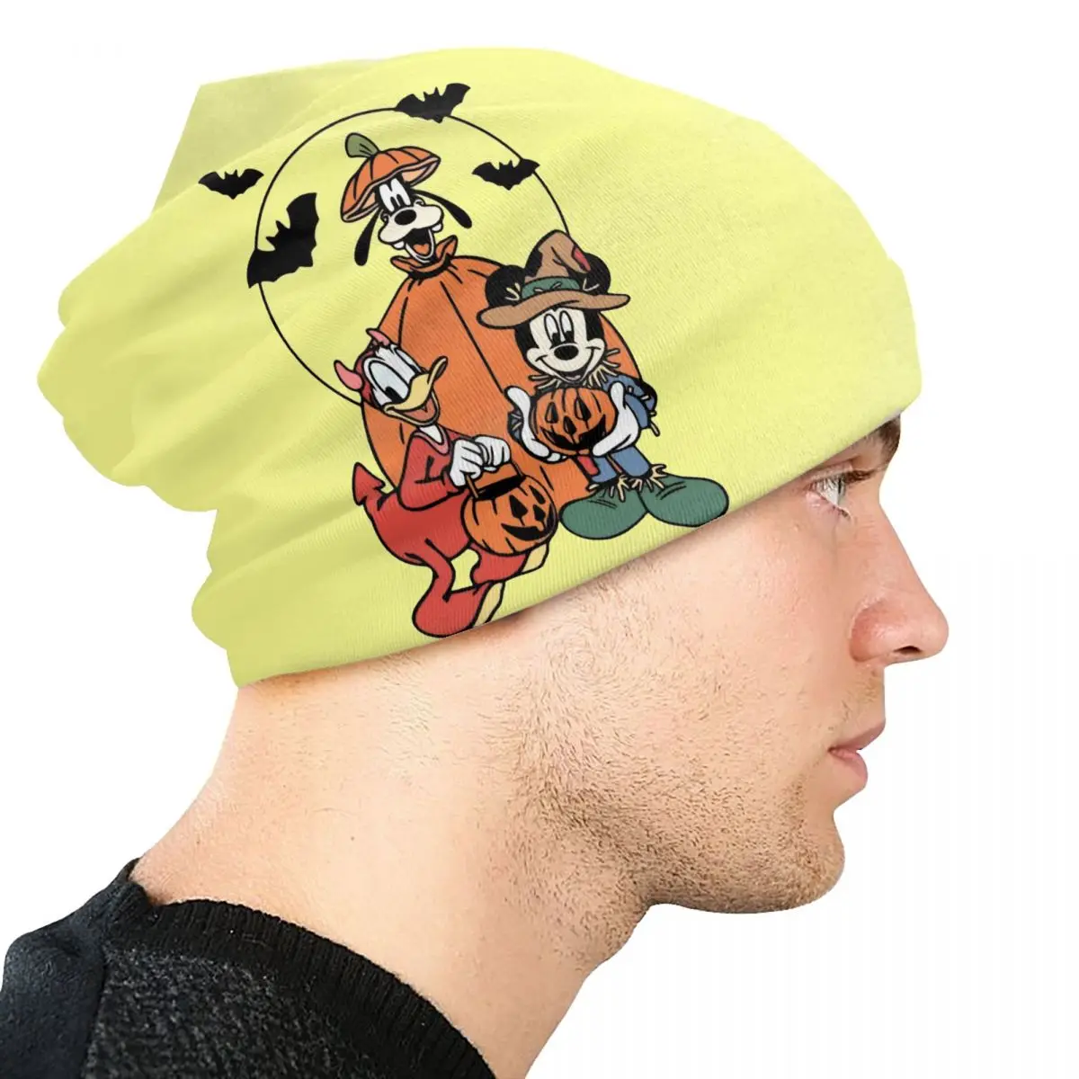 مخصص هالوين جوفي بونيه القبعات الهيب هوب محبوك قبعة للرجال النساء الخريف الشتاء الدافئة Skullies Beanies قبعات