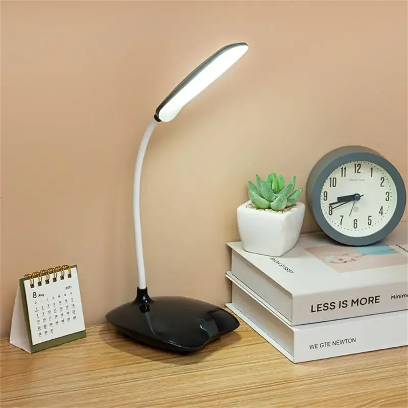 Led Desk Lamp Touch Stepless Dimming Bedroom Bedside Lamps Portable Rechargeable Table Night Light Usb Powered Eye Protection