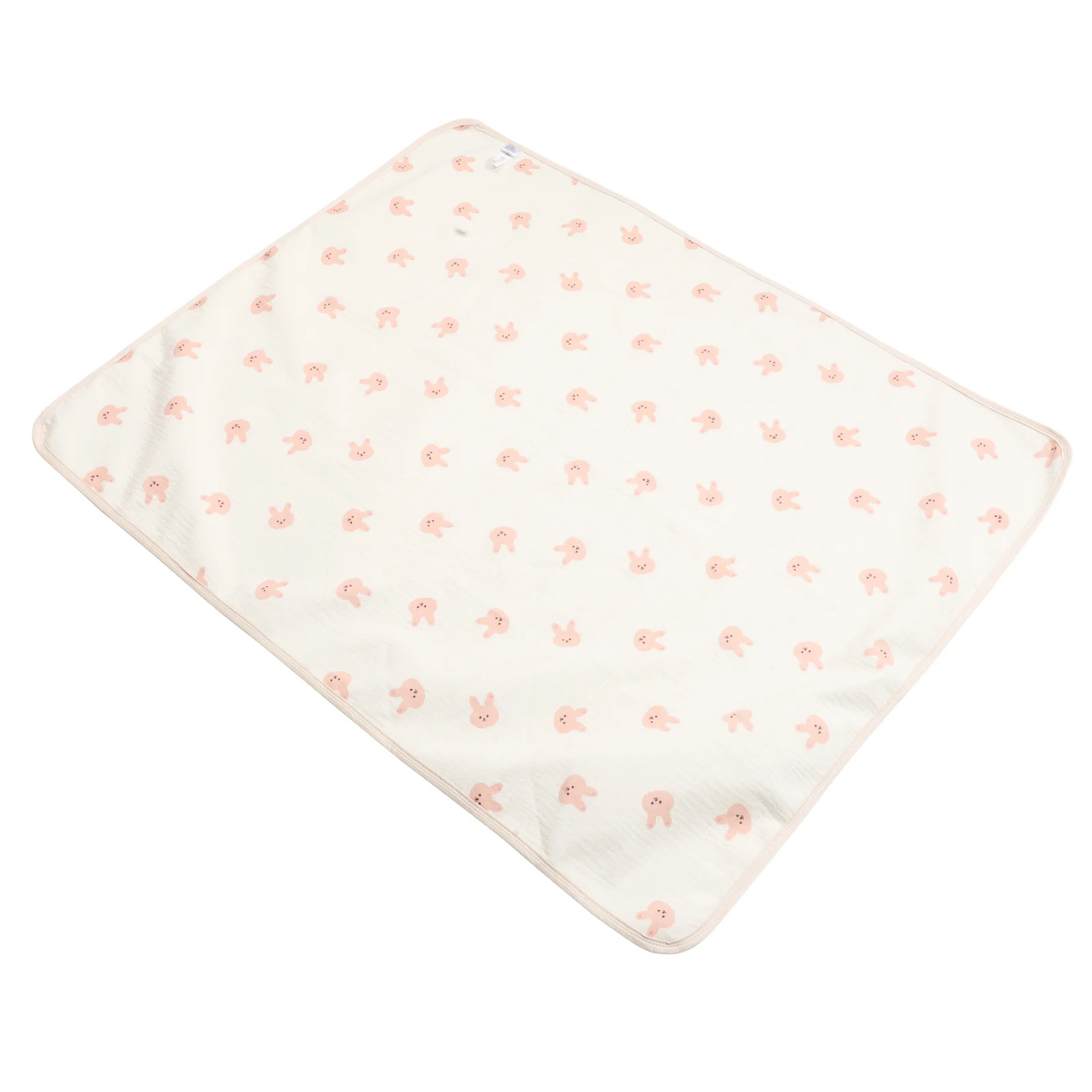 وسادة تغيير الحفاضات المقاومة للماء، قماش مجعد قابل للغسل، واقي مرتبة الطفل المحمول، بطانة قطنية ناعمة لسرير الأطفال الصغار