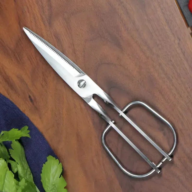 

Высококачественные острые кухонные ножницы из нержавеющей стали, съемные, многофункциональные, для нарезки продуктов, приготовления барбекю, домашнего использования