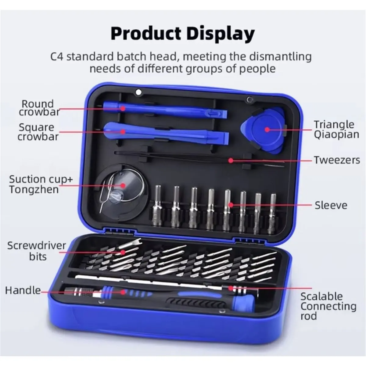 Repair Parts Tool Kit 36-in-1 Screwdriver Set for Air Phantom Drone Phone Repairs Accessory