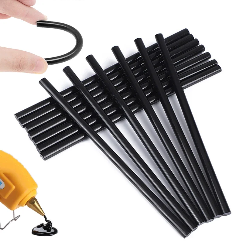 Hot Melt Glue Sticks Car Dent Repair Tools Glue Sticks Paintless Tool Auto Parts Paint Dent Repair Black Rubber Stick Dent Hail