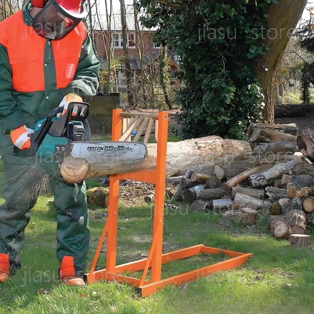 

Усиленная портативная складная деревянная подставка, опорная стойка для пилы, подставка для пилы.