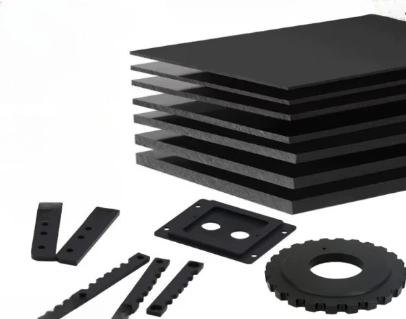 POM Sheet 2-20mm Thickness White Black Hard Plastic Board for CNC Engraving