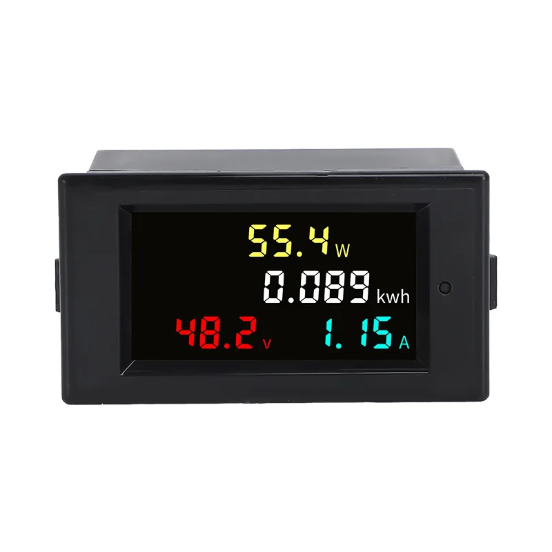 D69-3061 DC Voltage, Current, and Power Meter DC14V-600V Energy Display LCD Digital Display Intelligent Automatic