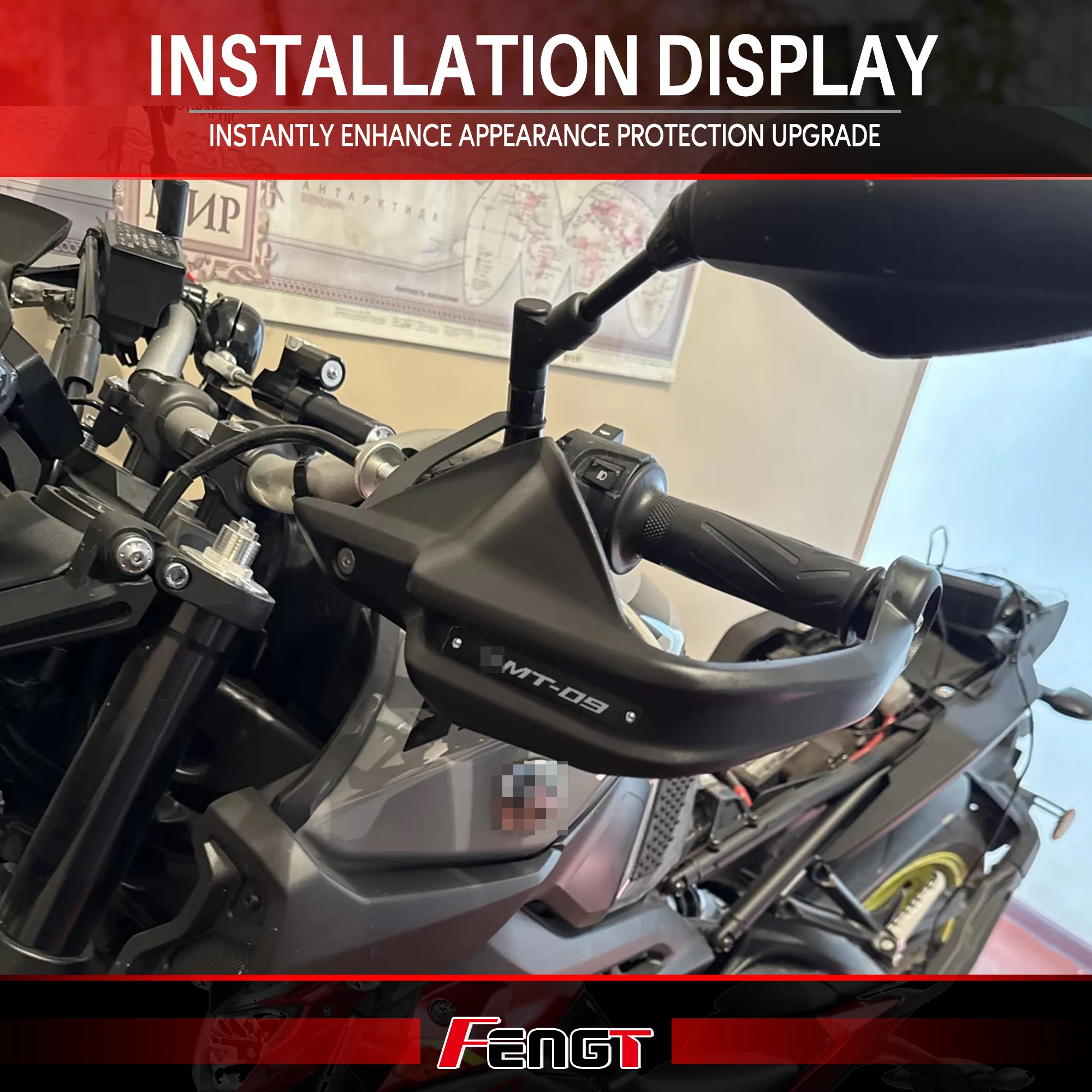 MT-09 Handguard For YAMAHA MT09/SP FZ09 2014-2025 Motorcycle Handlebar Wind Deflector Shield Hand Guard Lever Protector MT-09SP