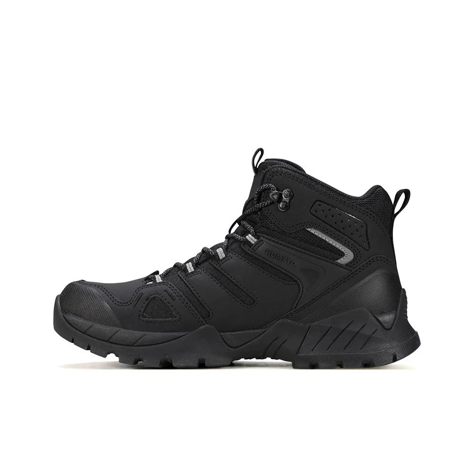 HUMTTO Slip Resistant Abrasion Resistant Balance High top Mountaineering Shoes Men's 260809A-2