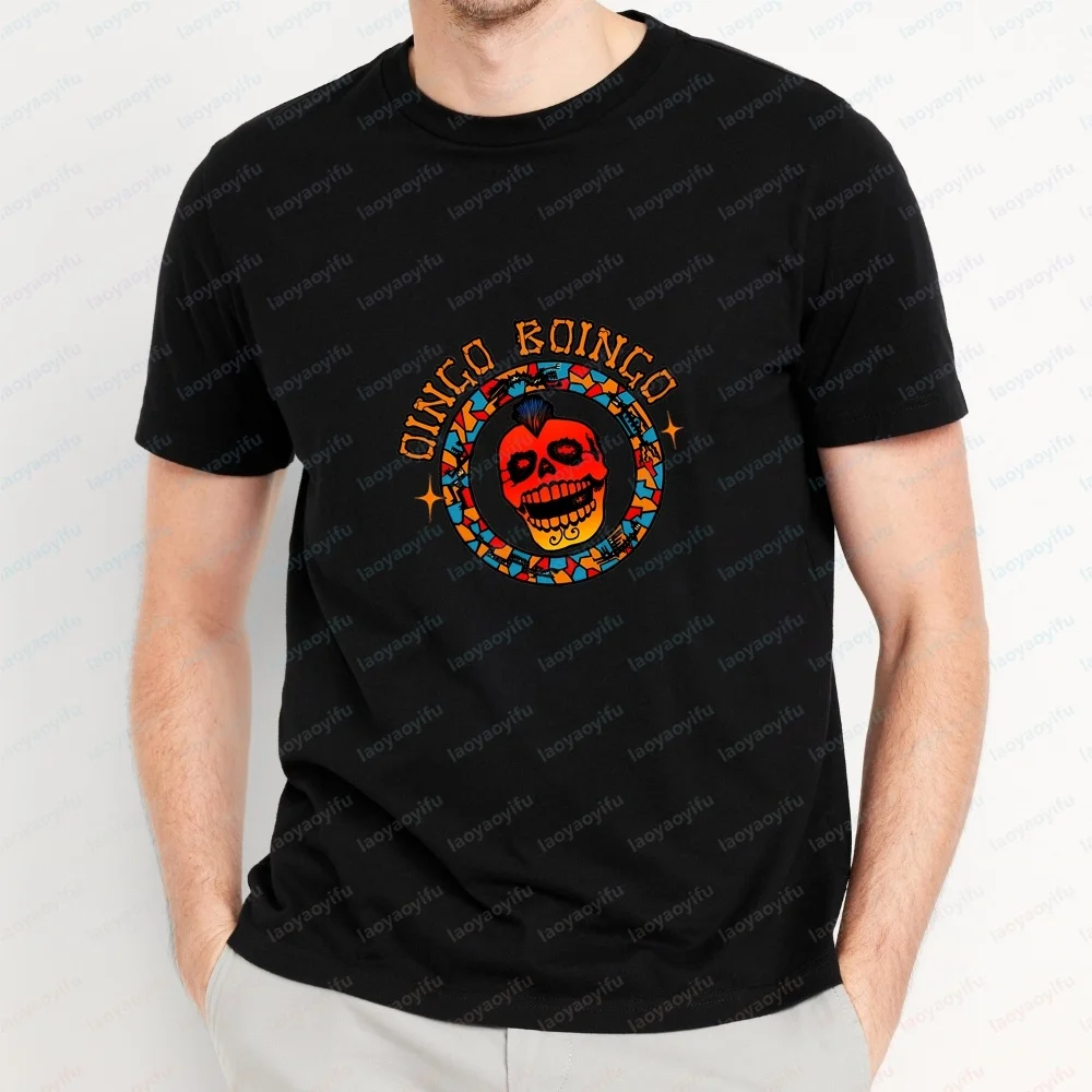 Men's T-shirts and Tank Tops Oingo Boingo Summer Trend Short-Sleeved Men's and Women's Fashionable Comfortable T-Shirts