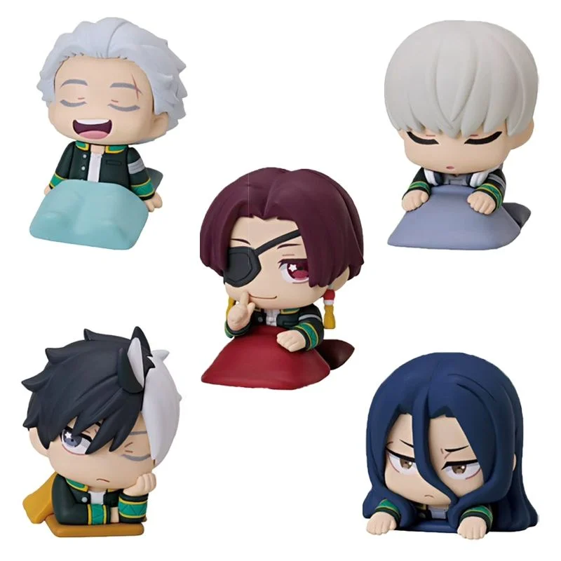 Stasto Original 5Pcs Gashapon おねむたん WIND BREAKER Anime Figure Toys For Kids Gift Collectible Model Ornaments