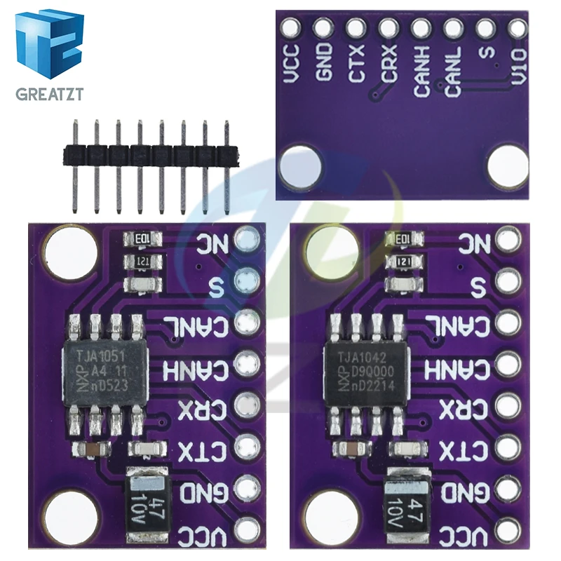 GREATZT TJA1042 TJA1051 High Speed Low Power Consumption And CAN Transceiver Module TJA1051T TJA1042 For Arduino