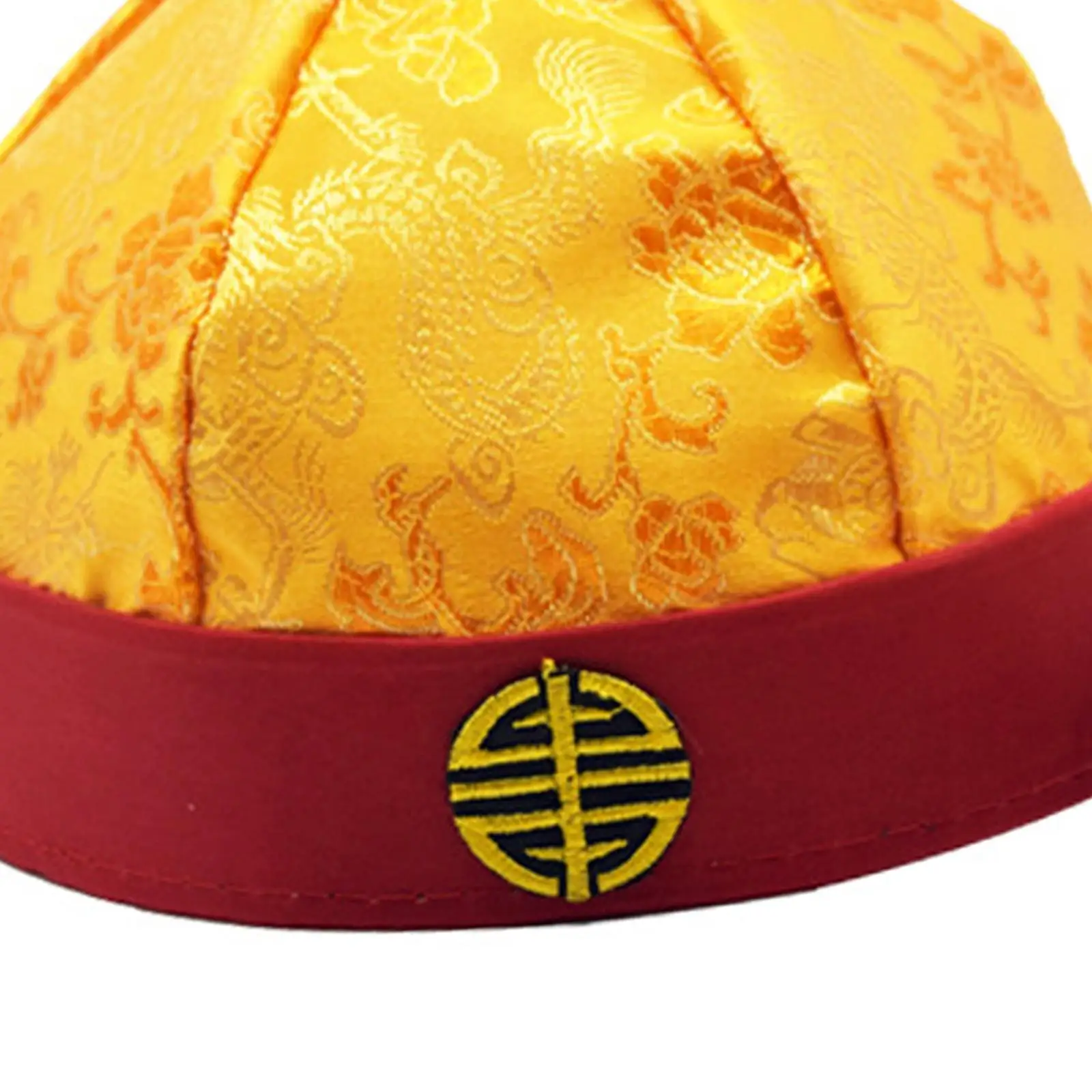 Emperor Hat Props Lightweight Decorative Traditional Chinese Oriental Hat for Carnivals Photography Roles Play Party Fancy Dress