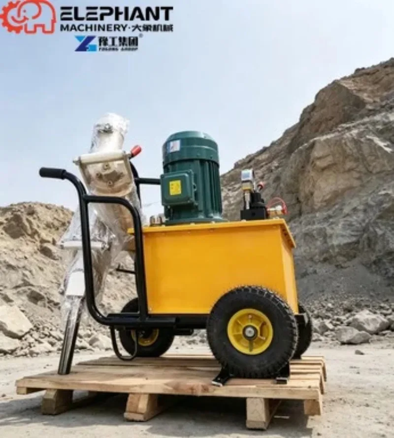 Electric Rock Splitter Machine And Manual Handheld Stone Splitter For Concrete Block And Paving Stones