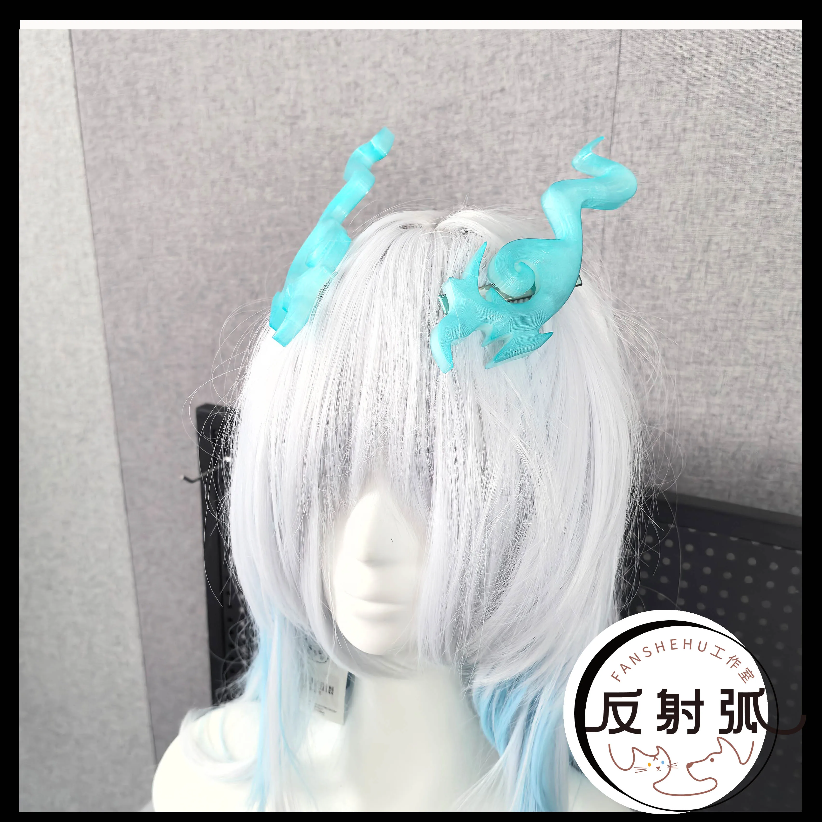 Game Wuthering Waves Qingxiao Headwear Cosplay Props Halloween Christmas Cosplay Party Props Accessories Game Fans Gift