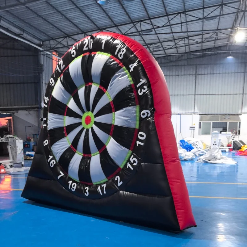 Commercieel Pvc Opblaasbaar Voetbal Dartbord Outdoor Familie Recreatie Opblaasbaar Voetbal Dartbordspel