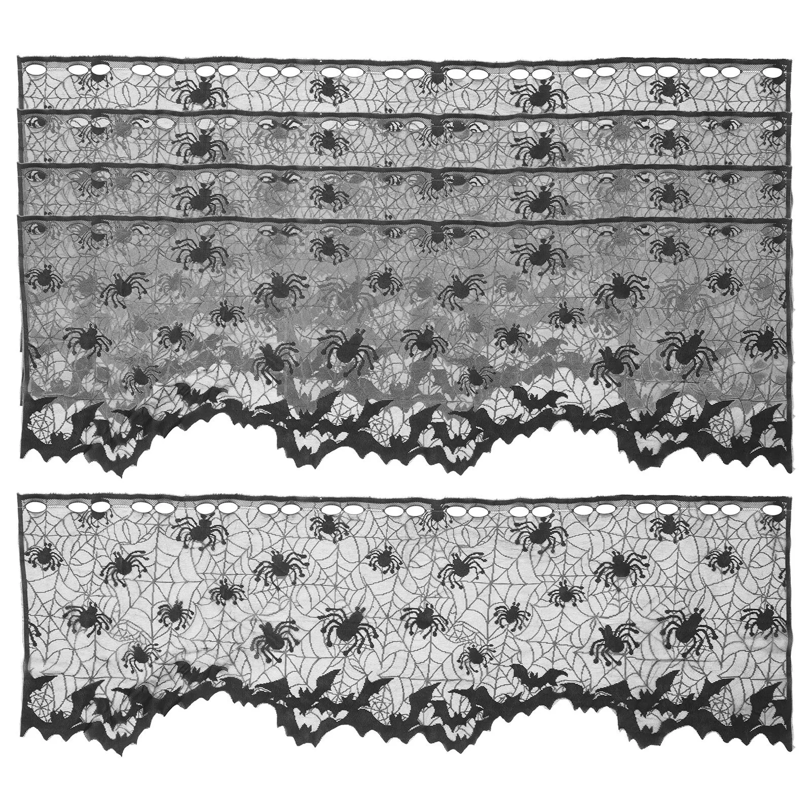 

5Pcs Lace Decoration Halloween Lampshade Cover 20 X 60 Inch for Indoor Outdoor Party Lampshade Decor Lace Decoration