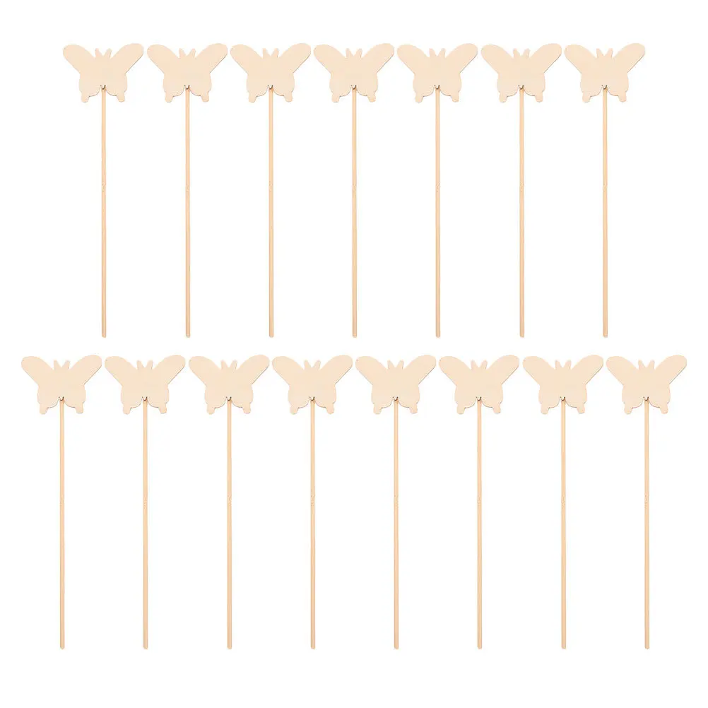 15 قطعة من عصي الجنية الخشبية ذاتية الصنع عصي غير مكتملة لمشاريع الهدايا الإبداعية لوحة يدوية وتطوير الدماغ عصا خرافية ذاتية الصنع