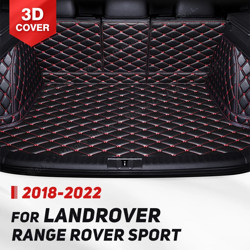 

Автоматический коврик в багажник с полным покрытием для Landrover Range Rover Sport PHEV 2018-2022 21 20 19, чехол для багажника автомобиля, аксессуары для интерьера