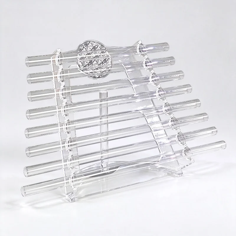 432Hz Crystal Harp 8 Tone C5-C6 Sound Beam Handheld Meditation Yoga Bell Professional Sound Healing Percussion Instruments