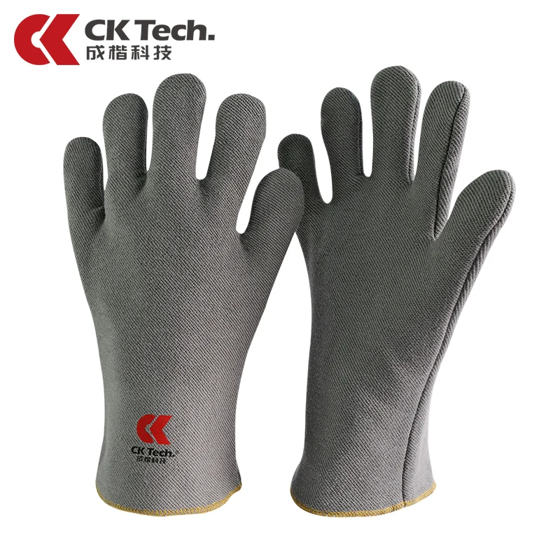 250 Degree Heat Insulation Gloves Five Fingers Flexible Heat Resistant Industrial Heat Resistant Gloves Fire Retardant