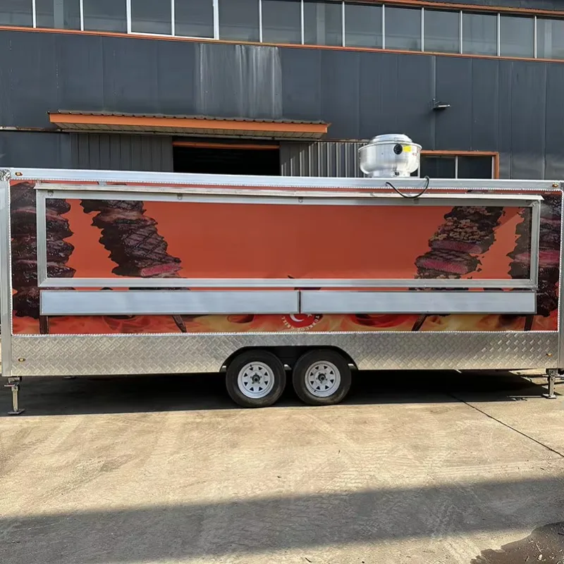 Customized Fully Equipped Catering Ice Cream Mobile Food Truck Sales Permit Used Food Truck Outdoor Food Truck Ready For Supply