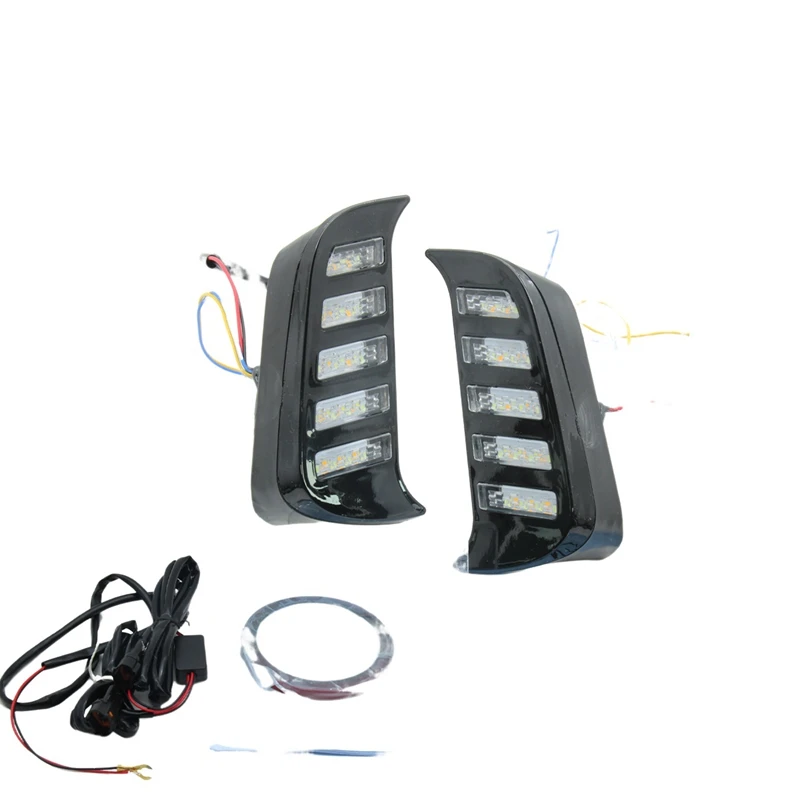 

Three-Color Streamer LED Daytime Running Lights Fog Lights Turn Signals Replacement Accessories For Honda Accord 2023