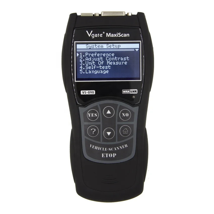 

Многоязычный сканер считывателя кодов несправностей VGATE VS890 OBDII OBD2 MAXISCAN VS890 CAN-BUS
