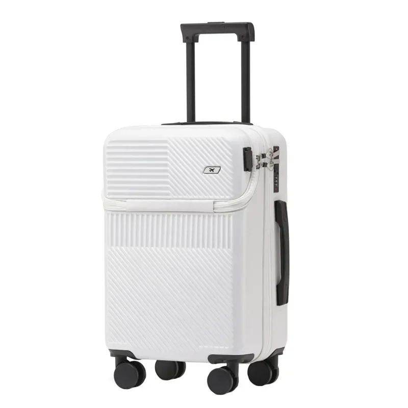 Front Opening Luggage Trolley Universal Wheel Suitcase USB Charging Cabin Carry-on Laptop Bag Men and Women Password Travel Bags