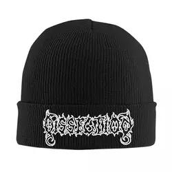 Dissection Music Hats Autumn Winter Skullies Beanies Ski Black Metal Cap Female Male Skullcap