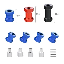 15/20/25mm 4PCS Mettal Wheel Hex Mount Hex Extension combinatore accoppiatore per 1/10 Axial SCX10 RC Car Upgrade Part