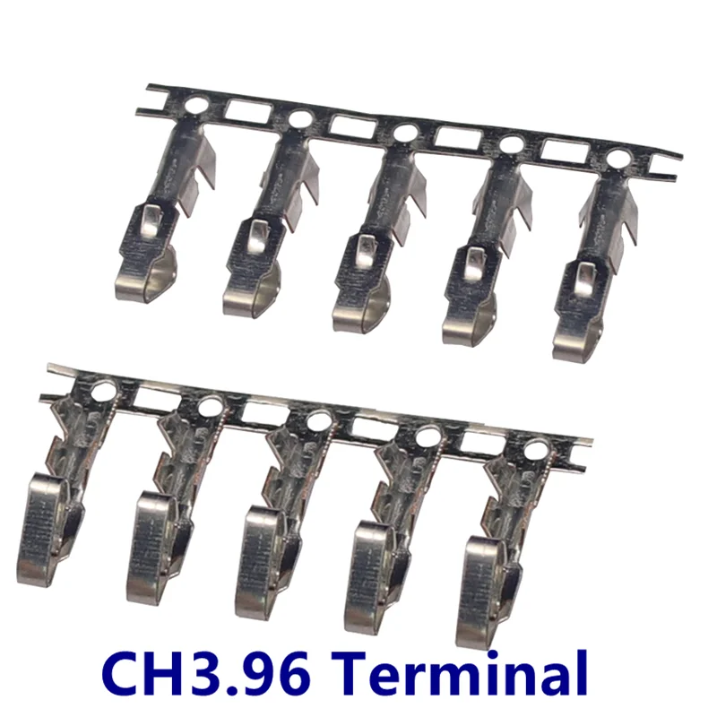 

100pcs/lot CH3.96 Terminal Plug Connectors Spacing 3.96MM Wire Cable Housing Female Pin