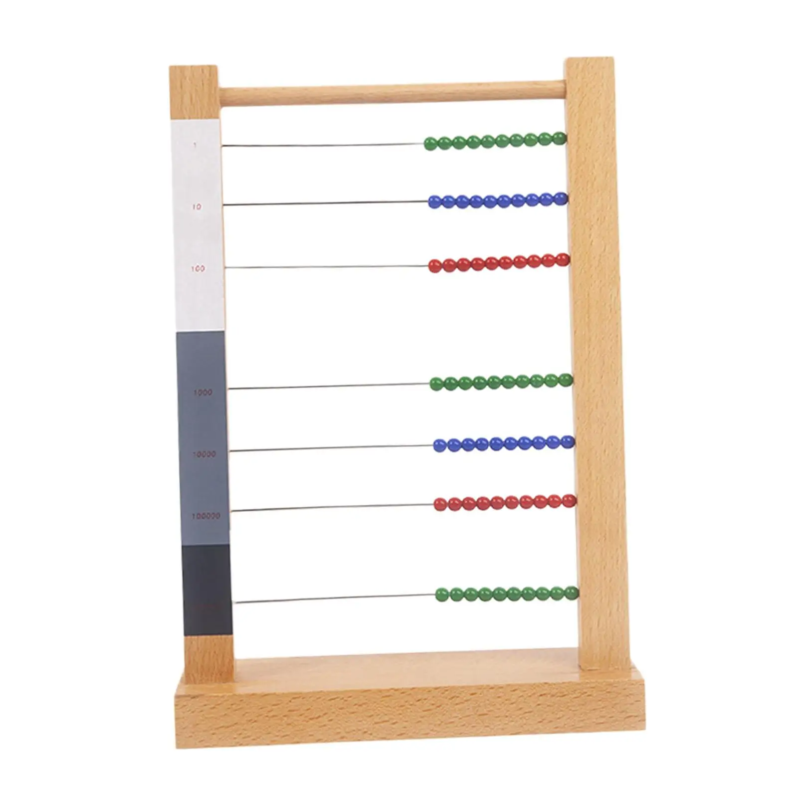 Wooden Small Bead Frame Wooden Abacus Toy for Children Boys Girls Preschool