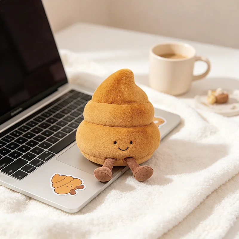 Creative Toilet Paper Poop Plunger Plush Toy Funny Stuffed Doll Unique Sofa Room Decor Soft Gift Kids Interesting Prank Ornament view 5