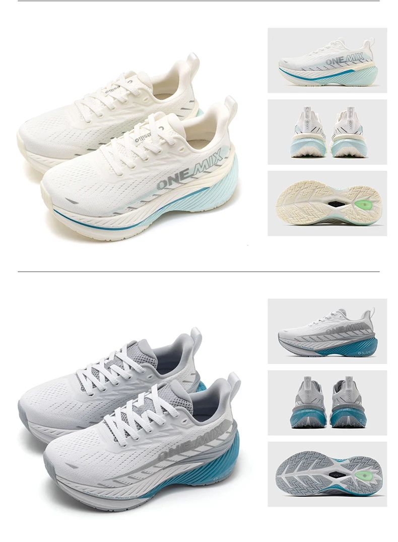 ONEMIX – leichte Laufschuhe für Damen und Herren, stabil dämpfende Sportschuhe, sprungfeste Wanderschuhe für den Außenbereich, neu – Detail 17