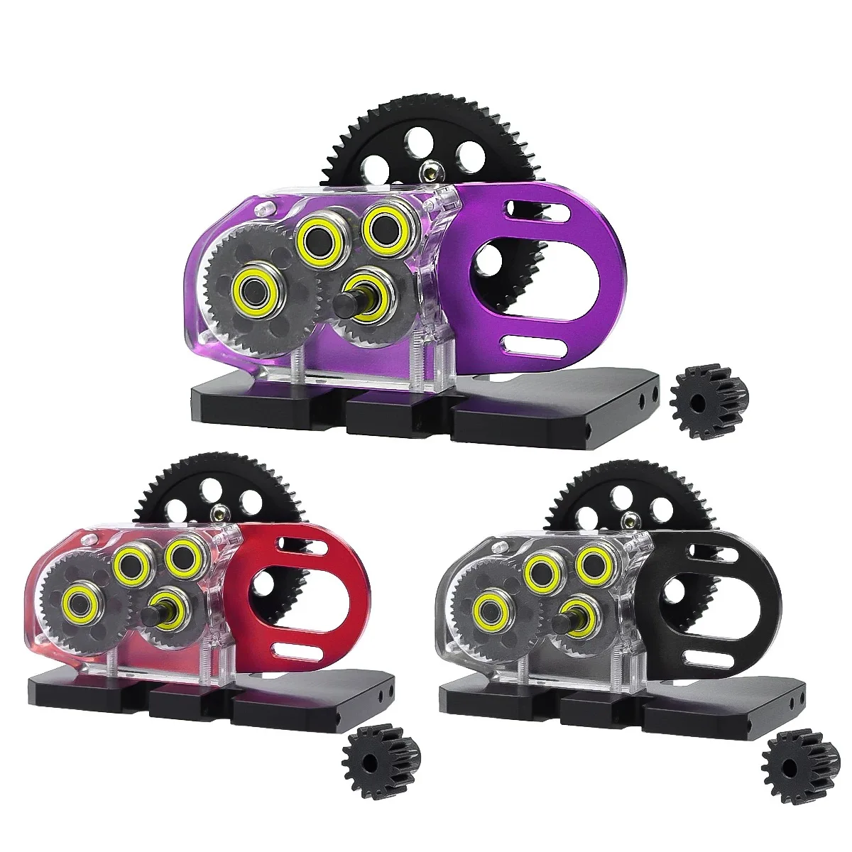 

LCG Overspeed Gearbox Low Center Of Gravity Gear Box For 1/10 SCX10 II III 90046 TRX4 Capra RC Crawler Car Upgrade Parts