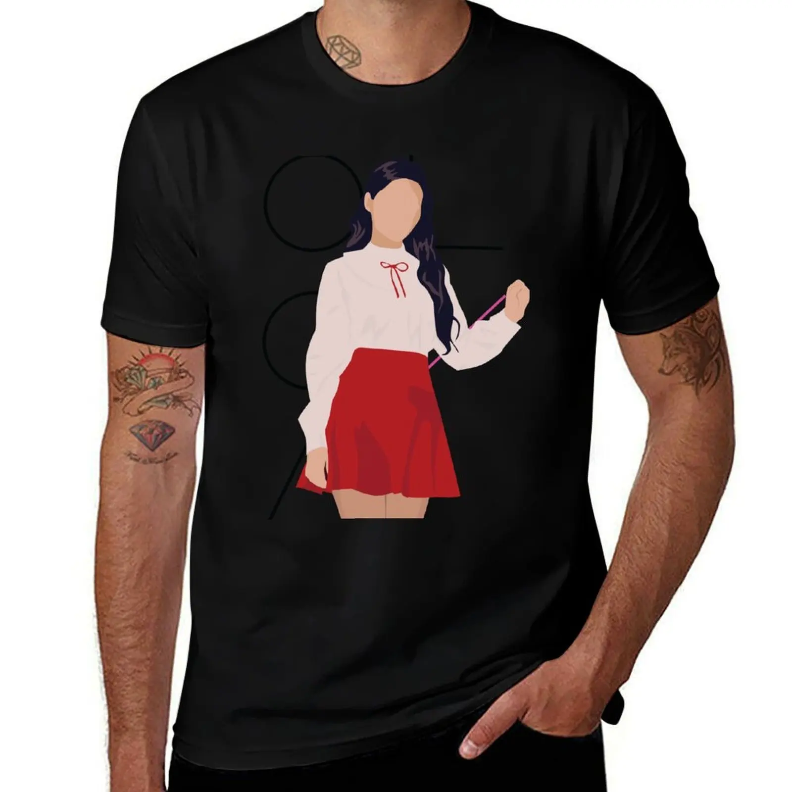 LOONA Heejin T-Shirt Daily Wear Plain Short Sleeve Shirt T-Shirt