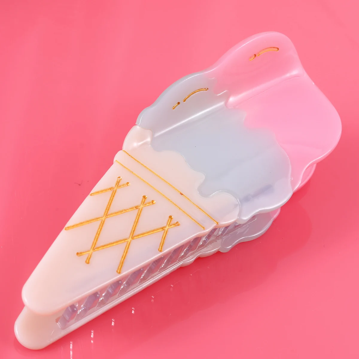 1PC Lovely Ice Cream Shape Hair Claw Clip Colorful Hair Accessories For Women Girls