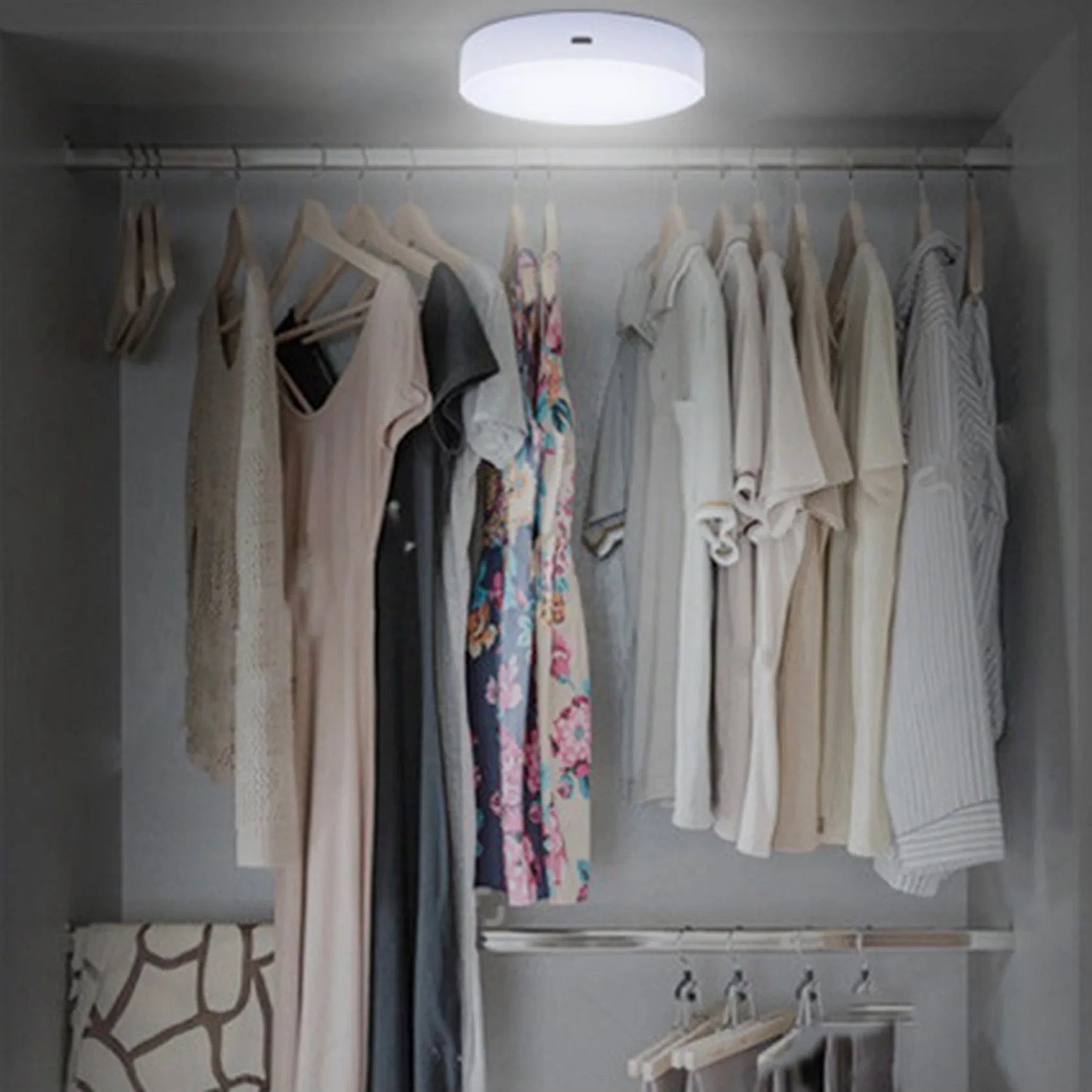 Lampu kontak dapat diredupkan, lampu Sensor LED isi ulang baterai 700MAh bawaan, untuk lemari, konter, dapur, kamar tidur