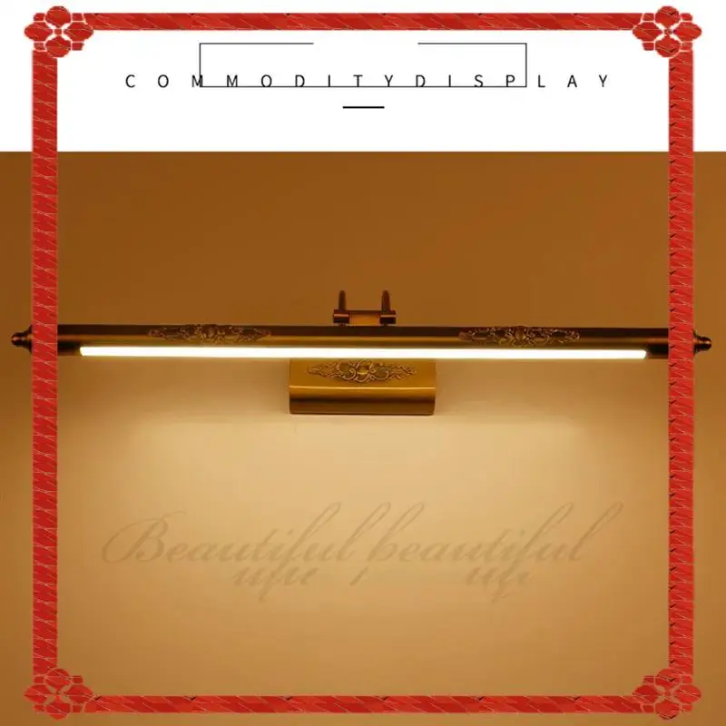 

24-часовая доставка, резной ретро-рокер, светодиодная зеркальная фара, водонепроницаемая, влагостойкая, настенная лампа для ванной комнаты, крепление для шкафа