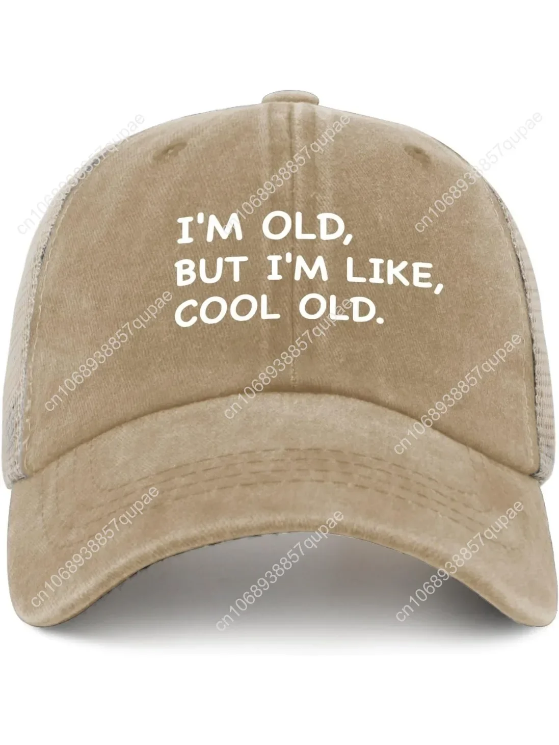 

I'm Old But I'm Like Cool Old Hat Men Humor Golf Hats for Women Pigment Khaki Running Hats Humor for Painters