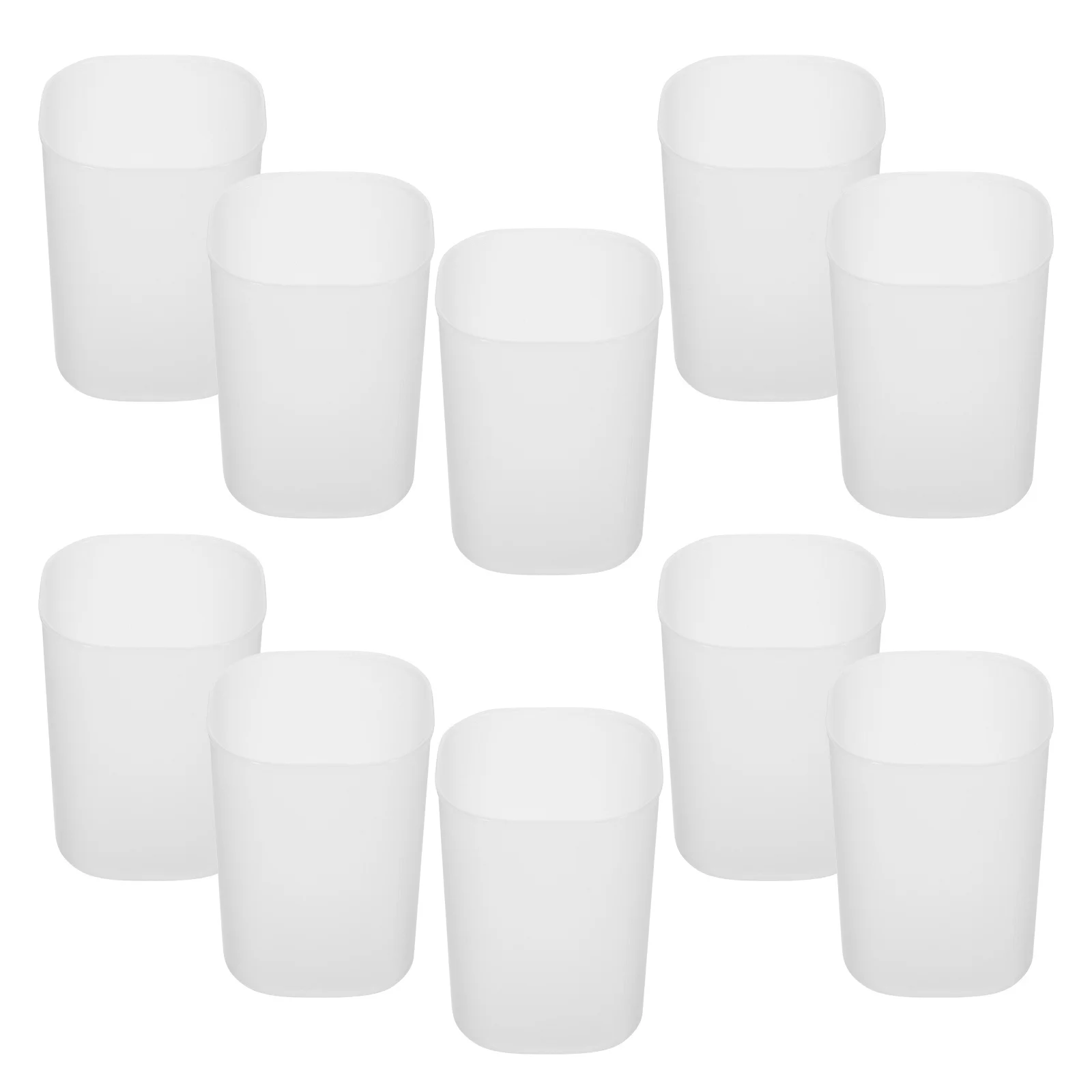 

10pcs Pen Holder For Desk Large Capacity Pencil Storage Bucket Stationery Organizer Makeup Brush Holder Office Desk Tidy