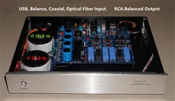 Latest  Dual 1541DAC Decoder Coaxial.USB.Fiber.Balanced Input.RCA Balanced Output  5534AN * 4 /5532 * 2