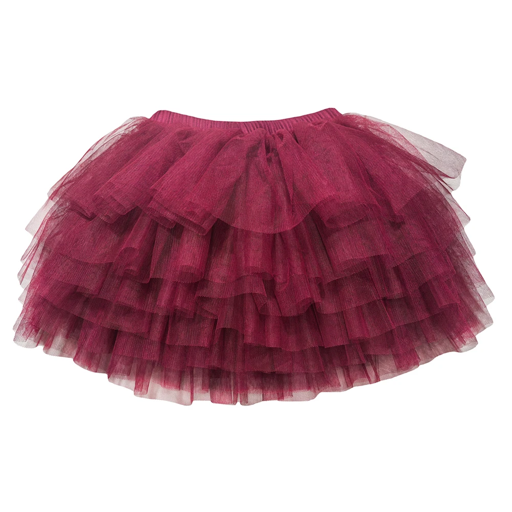 Baby Mädchen Tüllrock für Mädchen Tutu Prinzessin Ballkleid Pettiskirt Ballett Tanz Kinder Party/Geburtstag 6-lagiger Tüllrock 1-7 Jahre – Detail 25