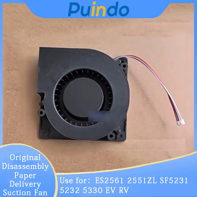 Original Disassembly Paper Delivery Suction Fan for Riso ES2561 2551ZL SF5231 5232 5330 EV RV Exit Suction Fan Risograph
