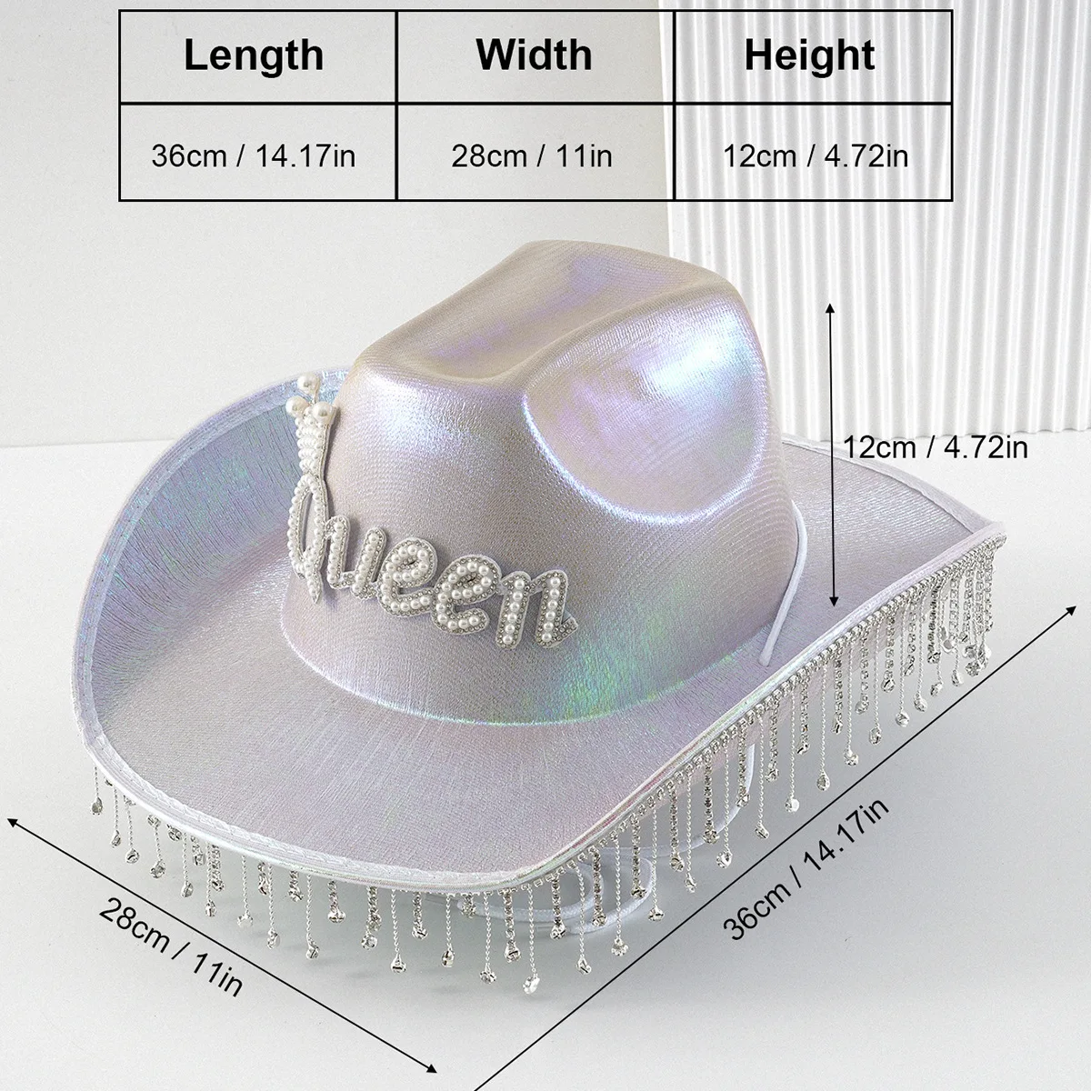 

Rhinestone Cowboy Hat Straw Western Hat for Women Men Cowgirl Party Beach Vintage Cowboy Accessories Festival Rave Country Music