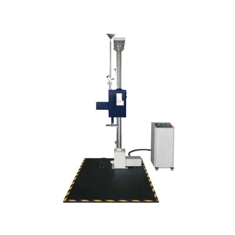 Packaging carton free drop test bench, mobile phone electronic parts single wing drop test machine