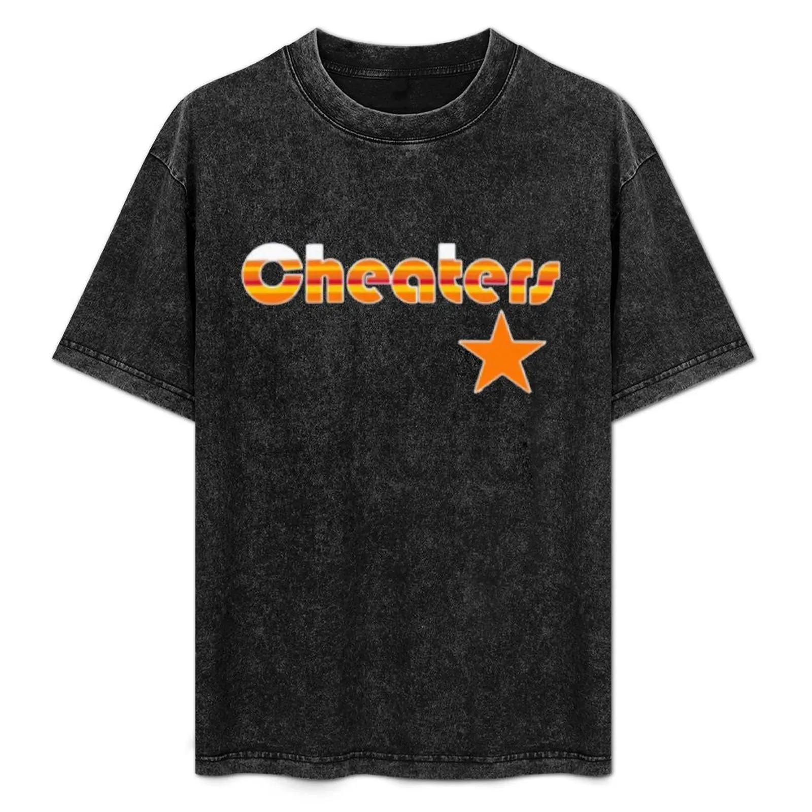 BEST SELLER!! - Houston Cheaters T-Shirt customizeds vintage graphic tee black t shirts for men