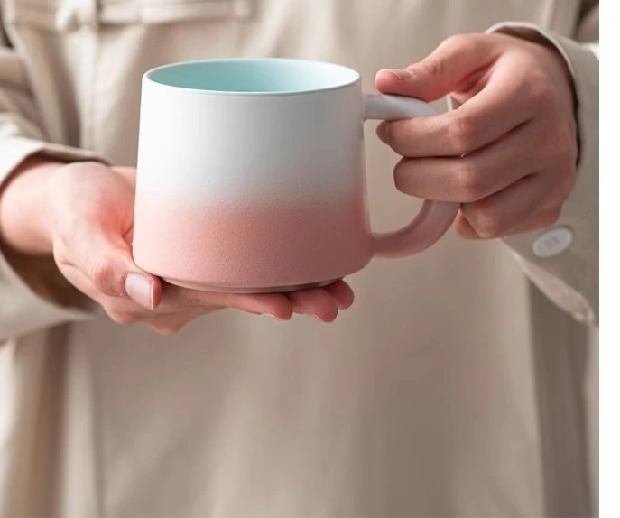 

Ceramic value mug simple light luxury couple cup